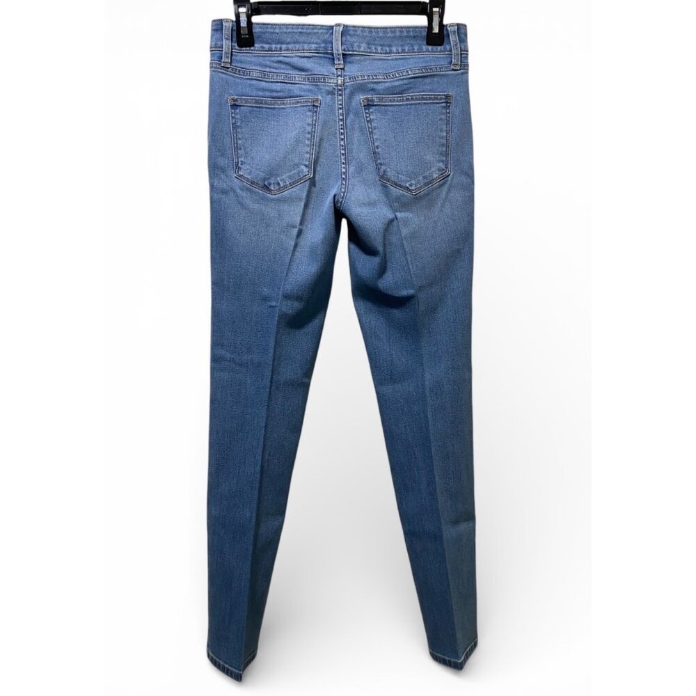 St. John’s Bay Women’s Straight Leg Jeans Size 2S Blue Stretch Denim - Picture 2 of 13